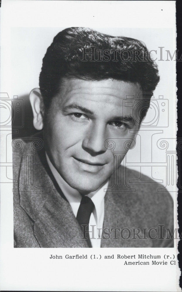 Press Photo John Garfield, American  movie actor - Historic Images