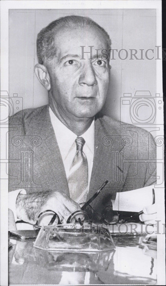1963 Press Photo Premier Samir Rifai of Jordan - Historic Images