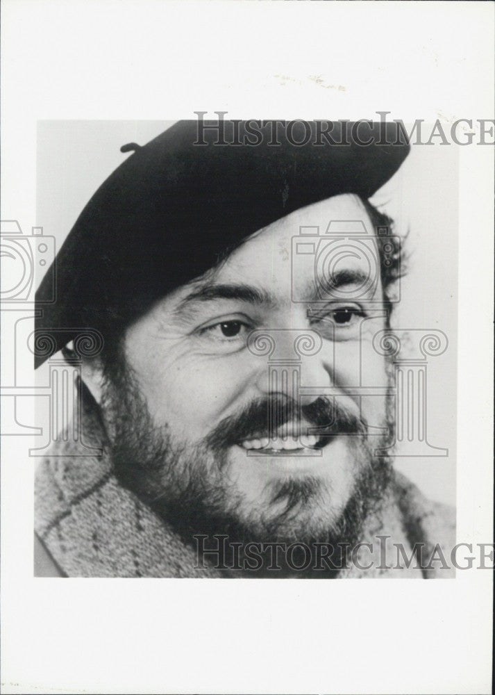 Press Photo Luciano Pavarotti Italian Opera Tenor Singer - Historic Images