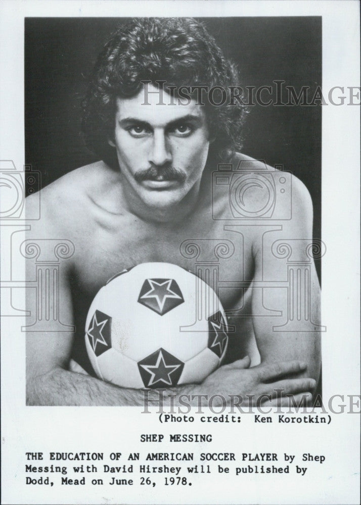 1978 Press Photo Soccer player Shep Messing - Historic Images