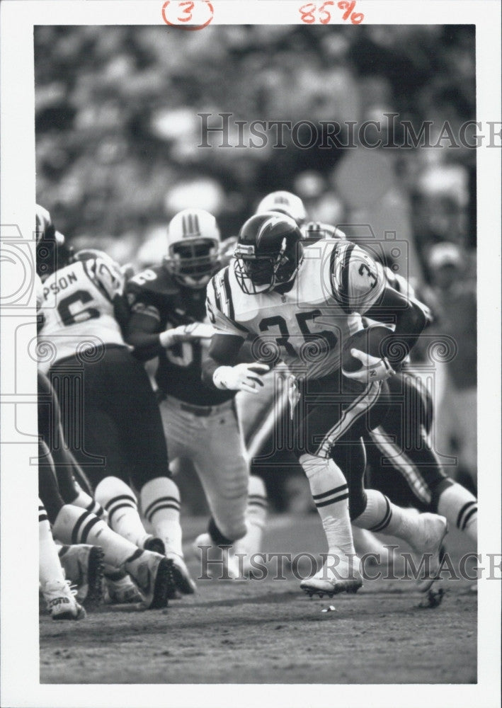 Press Photo Marion Butts, San Diego  Charger - Historic Images