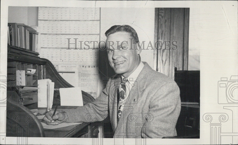 1950 Press Photo Joseph Davies, Colorado School of Mines - Historic Images