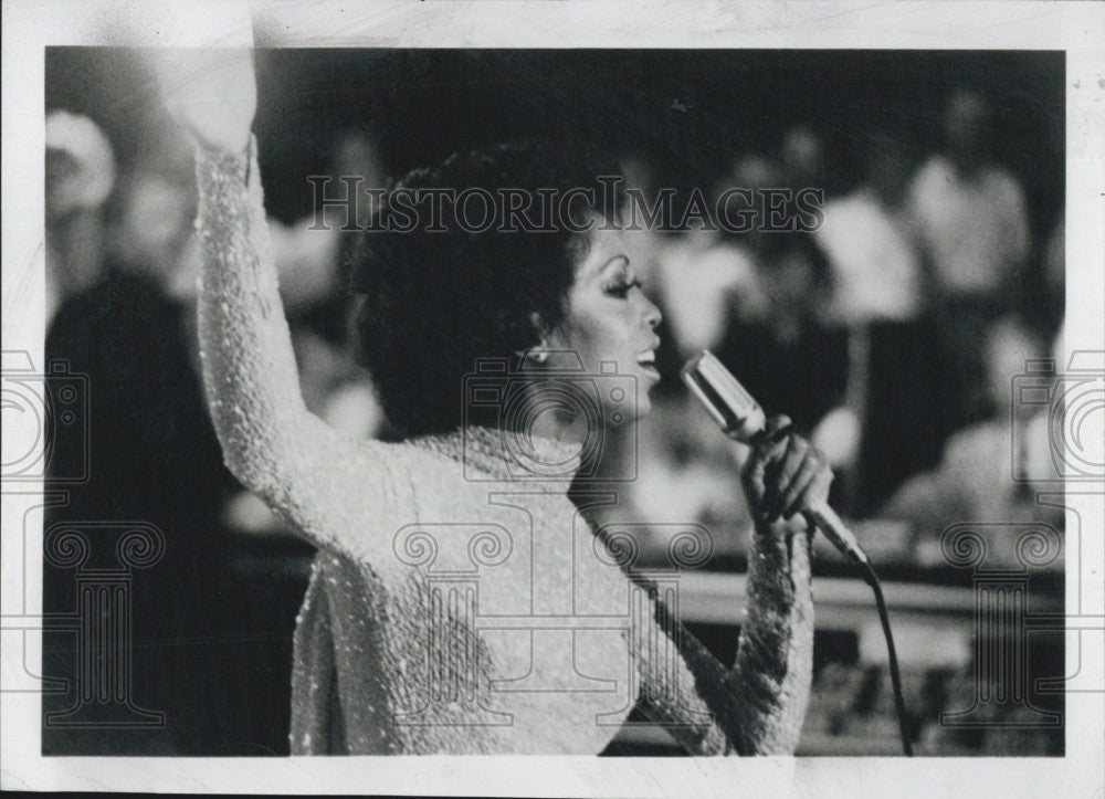 Press Photo Singer &amp; Performer Lola Falana - Historic Images