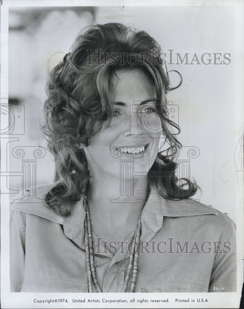 1974 Press Photo Joanna Cassidy in &quot;The Bank Shot&quot; - Historic Images