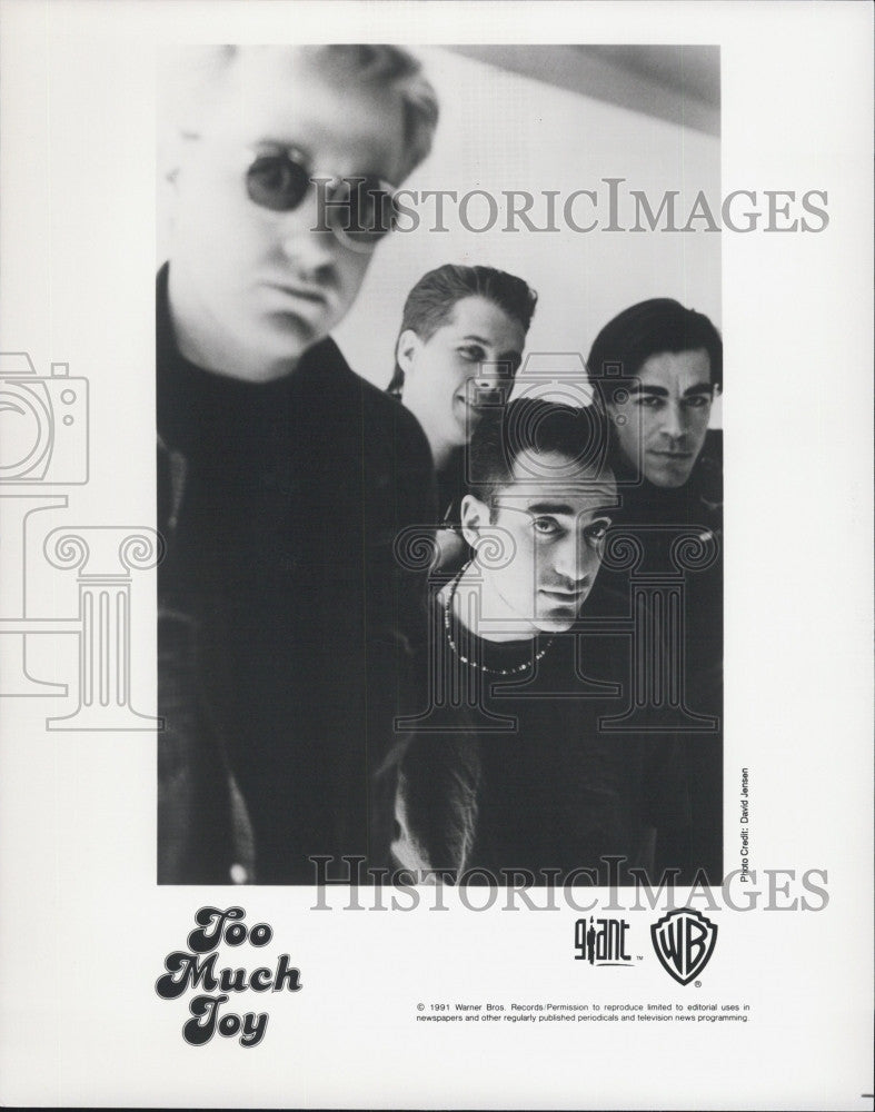 1991 Press Photo Music group, Too Much Joy - Historic Images