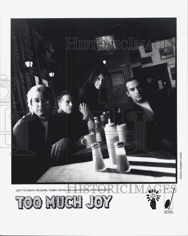 Press Photo Alternative Rock Group &quot;Too Much Joy&quot; - Historic Images