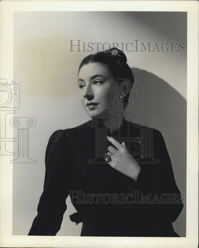 Press Photo Beautician Mala Rubinstein, niece of the famed cosmetician Helena - Historic Images