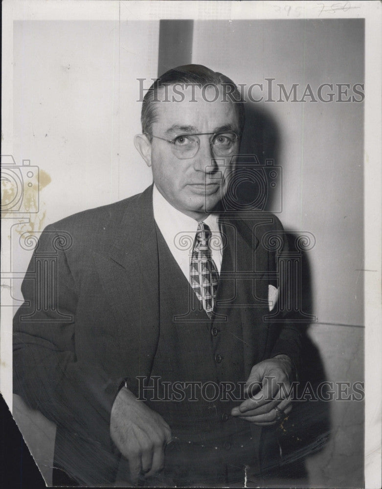 1959 Press Photo Guido Rugo Owner Of The Boston Braves - Historic Images