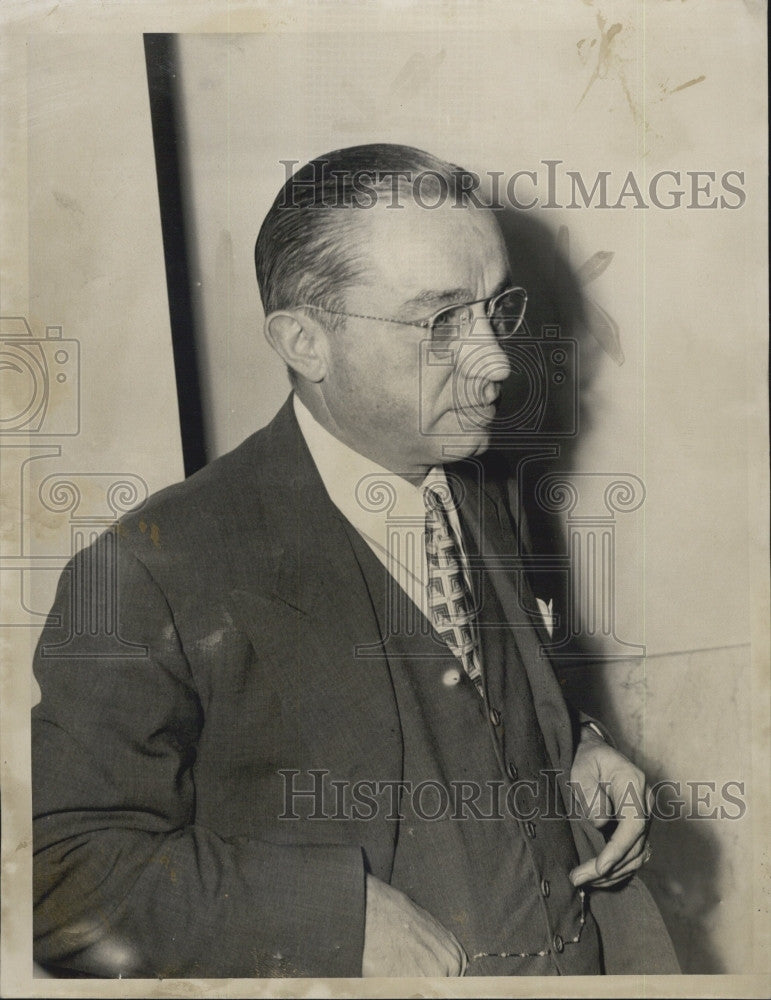 1952 Press Photo Guido Rugo Owner Boston Braves Businessman - Historic Images