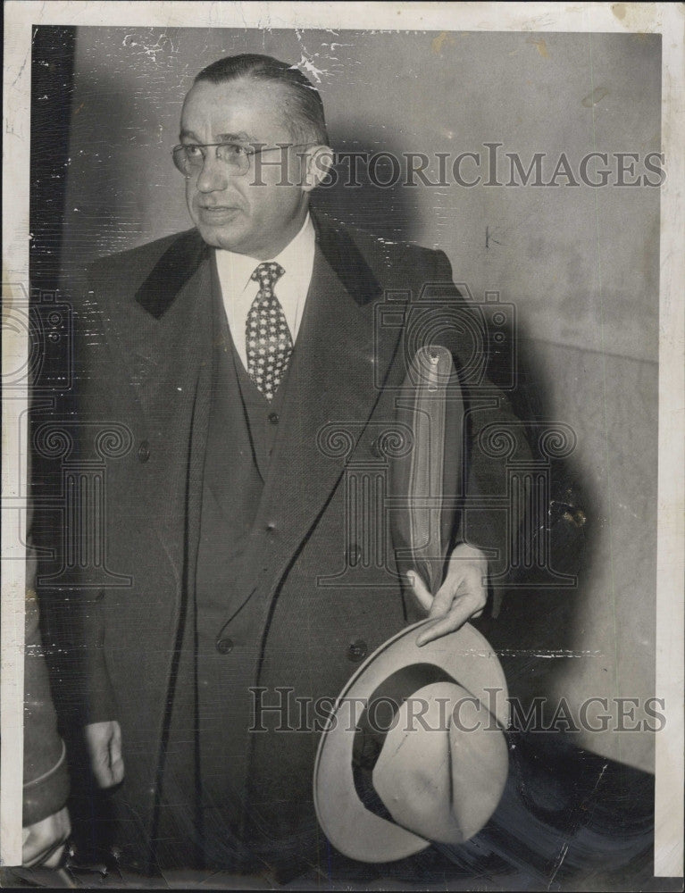 1952 Press Photo Guido Rugo, contractor in court - Historic Images