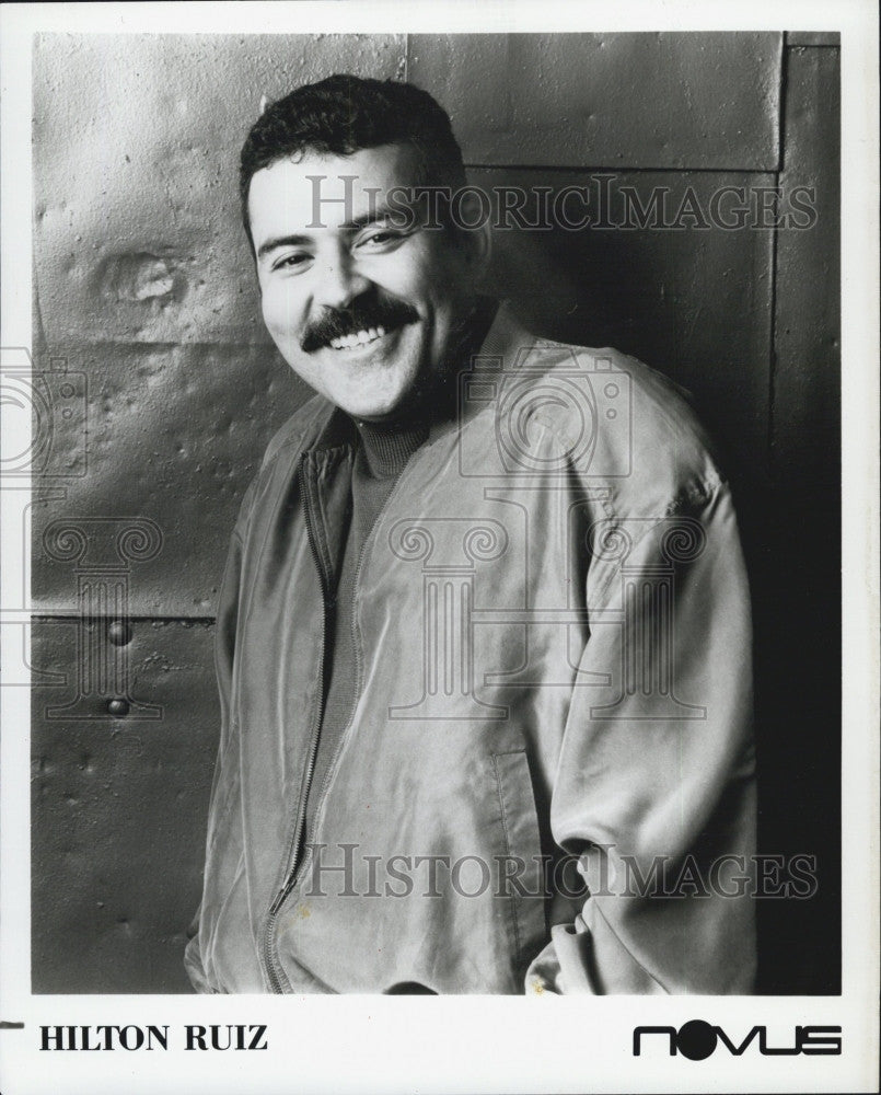 Press Photo Musician, Hilton Ruiz on Novus - Historic Images