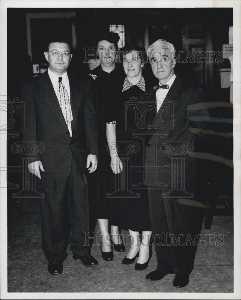 1954 Press Photo Jacob Rudd Joseph Silvia Edward MacMahan Tuberclosis - Historic Images