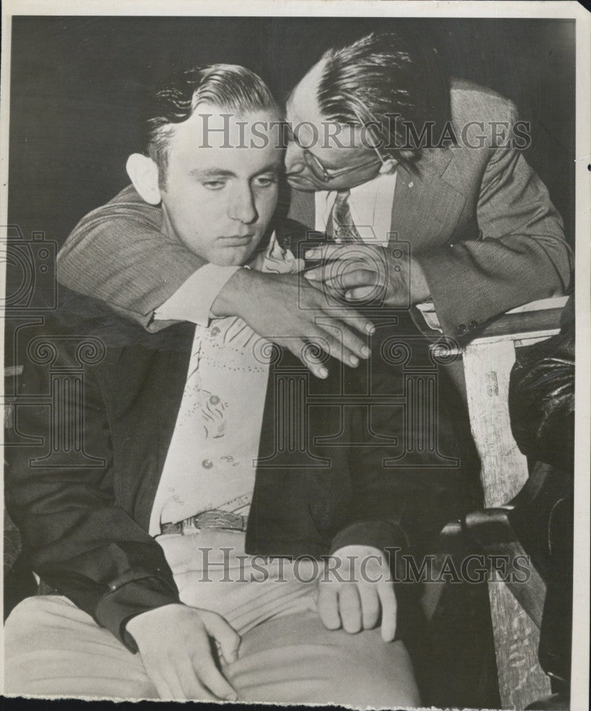 1952 Press Photo Billy Rapp, Jr. Charged with Killing Babysitter Ruby Ann Payne - Historic Images