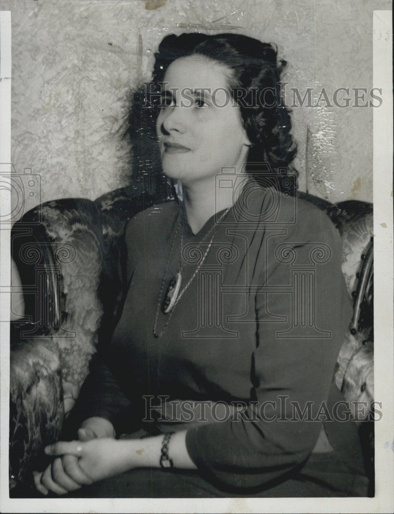 1951 Press Photo Mrs. Rosamond H. Leavitt is president of Wakefield&#39;s Temple - Historic Images