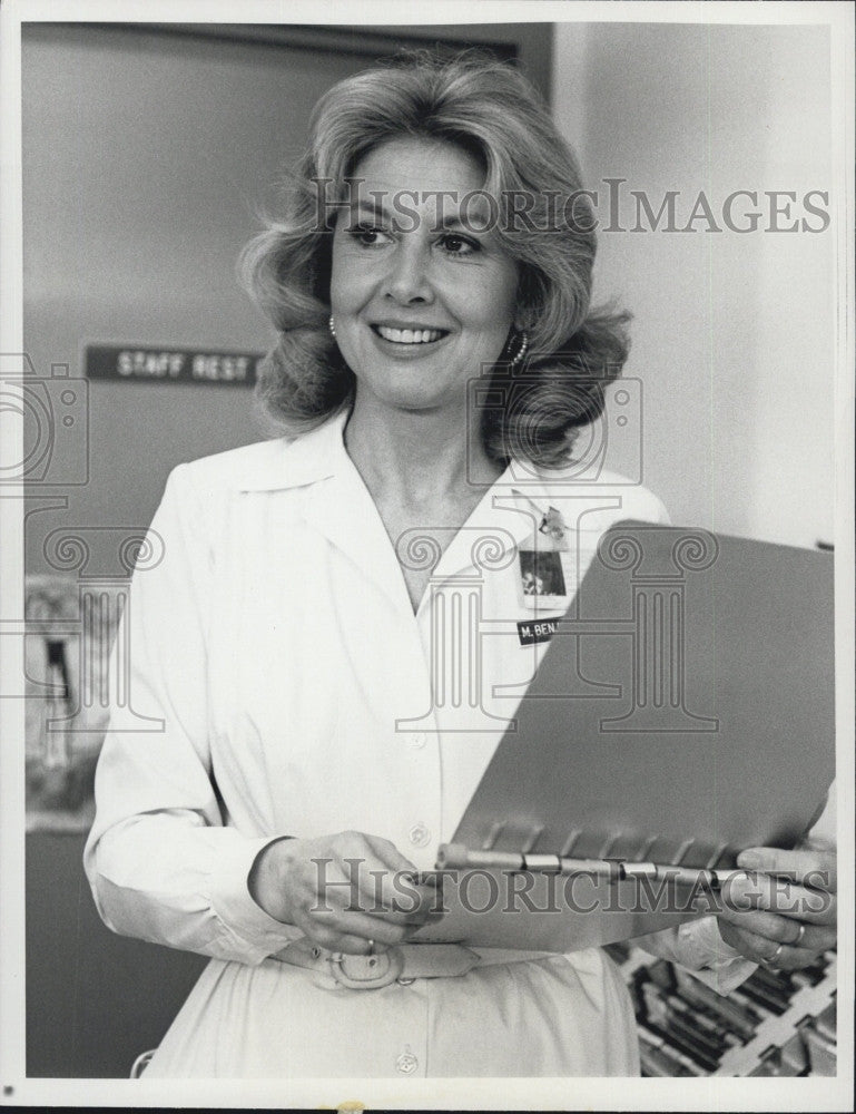 Press Photo Michael Learned Film Television Actress - Historic Images