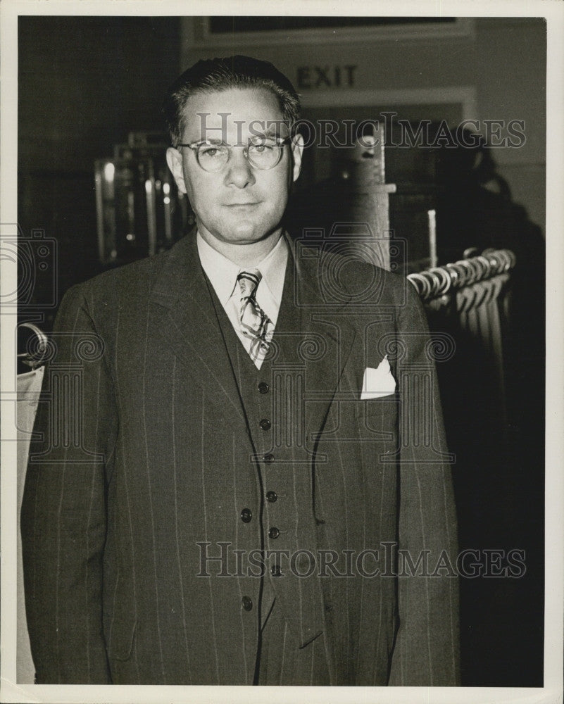 1945 Press Photo Dr. Edmund P. Learned, Marketing Professor Harvard Business - Historic Images
