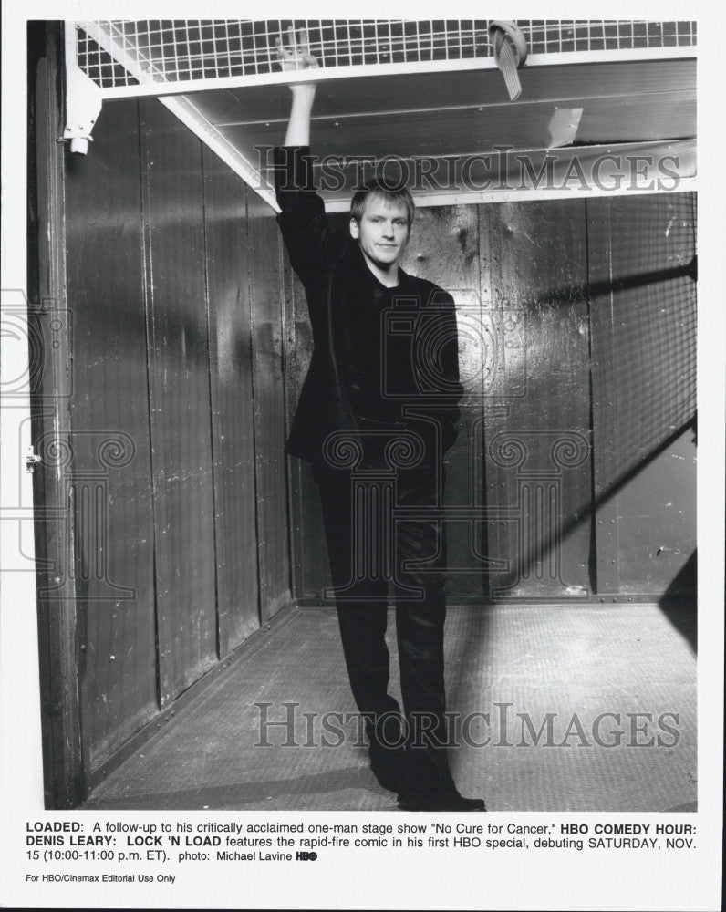 Press Photo Denis Leary &quot;No Cure For Cancer&quot; on HBO - Historic Images