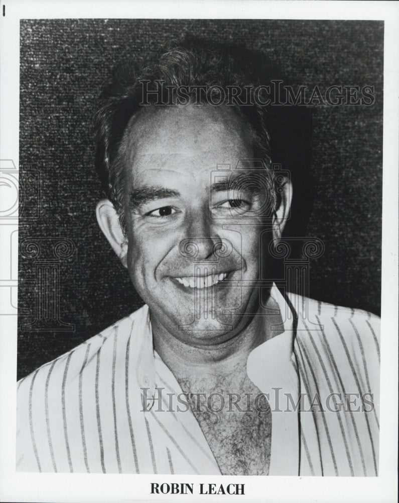 Press Photo Robin Leach &quot;Lifestyles Of The Rich And The Famous&quot; Television Host - Historic Images