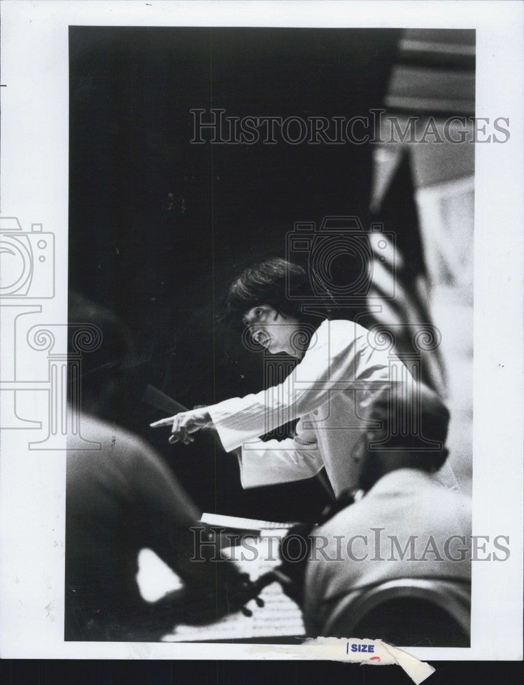 1979 Press Photo Acclaimed conductor, Seiji Ozawa - Historic Images