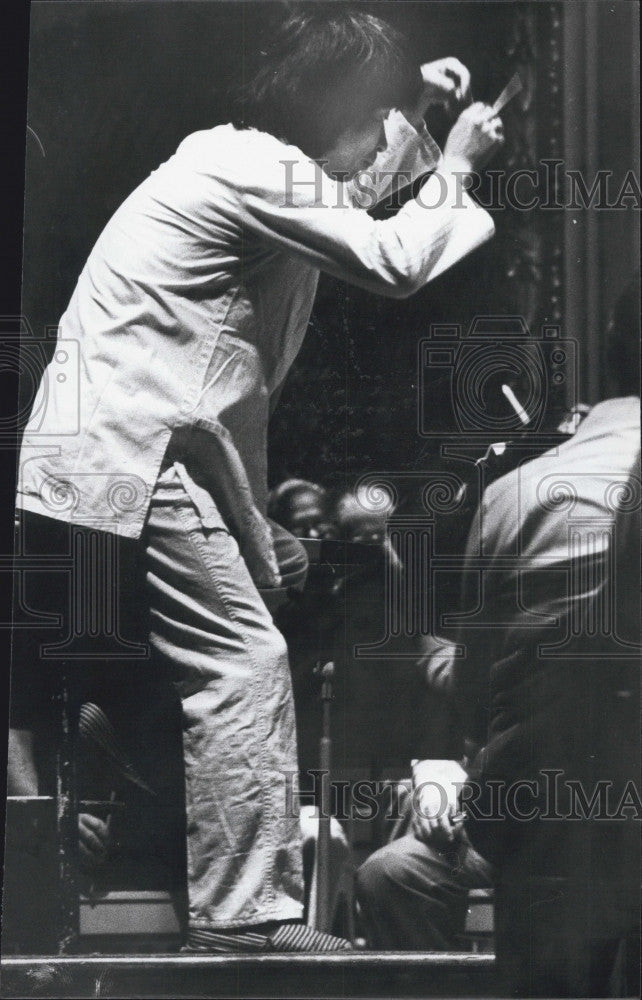 Press Photo Conductor Seiji Ozawa - Historic Images