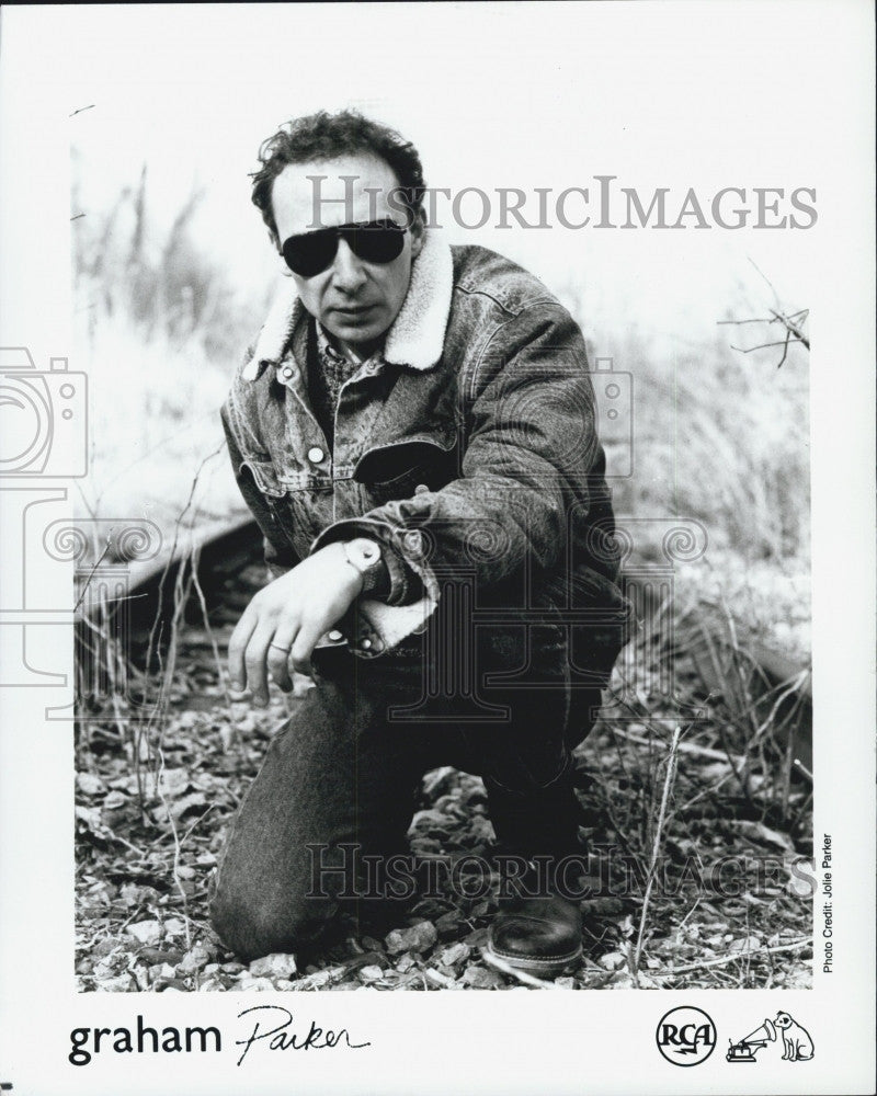 Press Photo Graham Parker British Rock Singer Songwriter - Historic Images