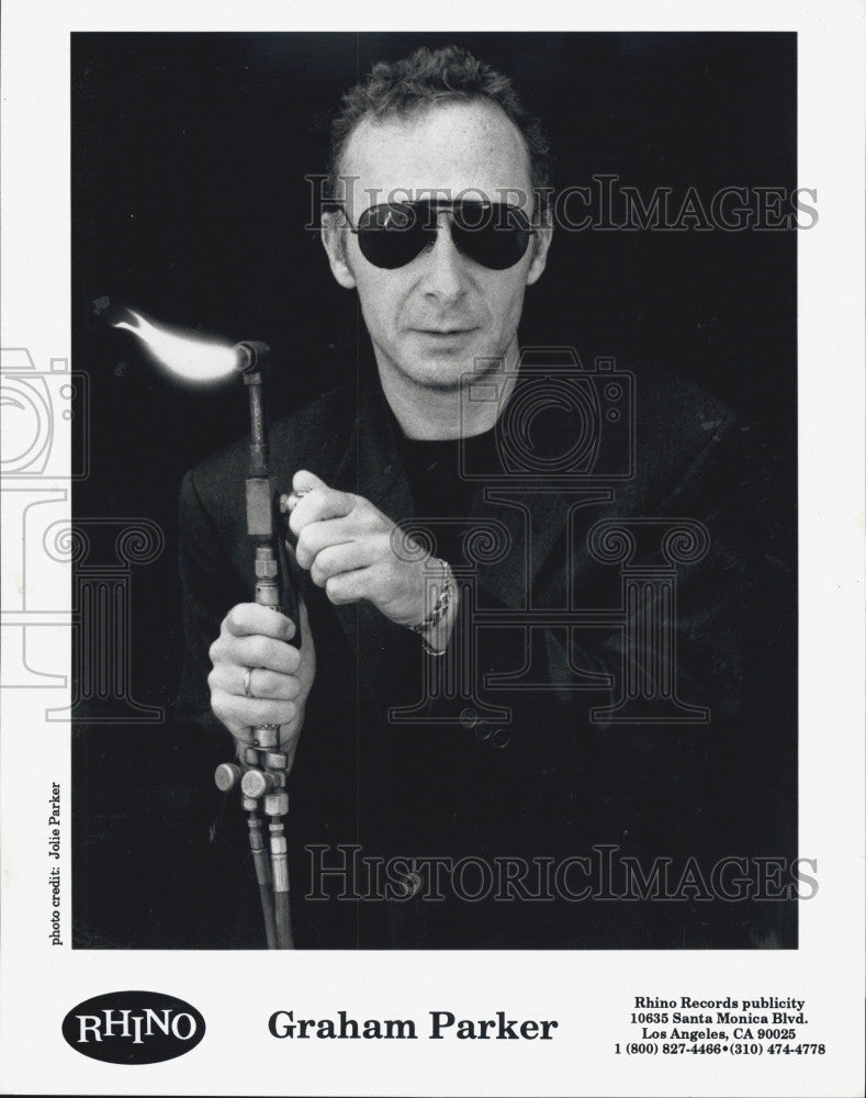 1995 Press Photo Graham Parker British Singer Songwriter - Historic Images