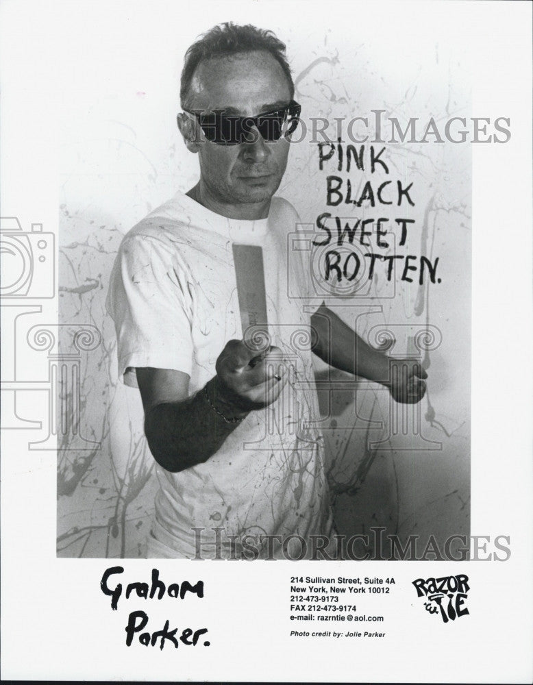 1996 Press Photo Graham Parker British Singer Songwriter - Historic Images