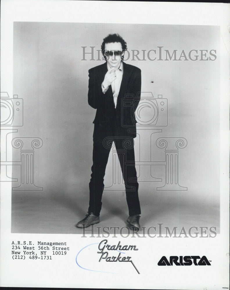 Press Photo Graham Parker British Musician Songwriter - Historic Images