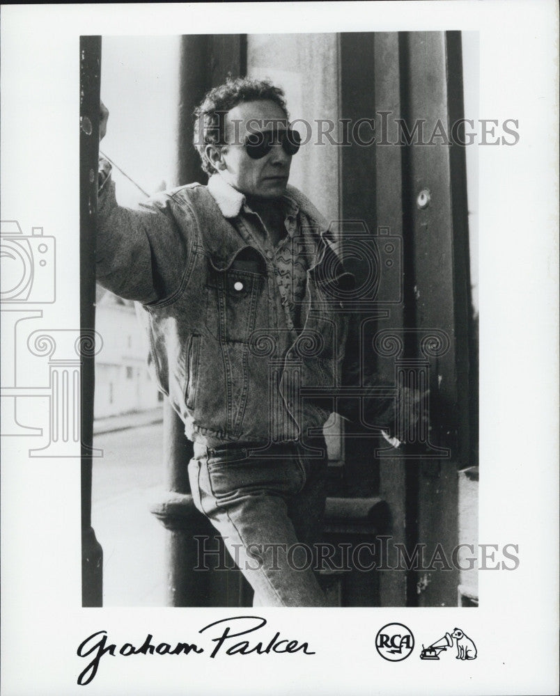 Press Photo British Rock singer and songwriter Graham Parker - Historic Images