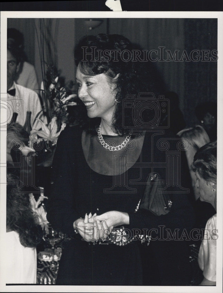 Press Photo Vera Ozawa Wife Of Boston Symphony Director Seiji Ozawa - Historic Images