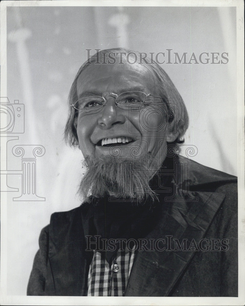 1959 Press Photo Actor Will Geer in &quot;Fashion&quot; - Historic Images