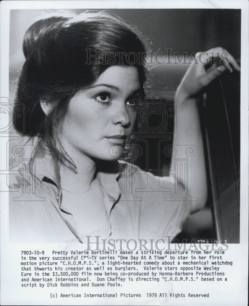 1978 Press Photo Valerie Bertennili in &quot;One Day At A Time&quot; - Historic Images