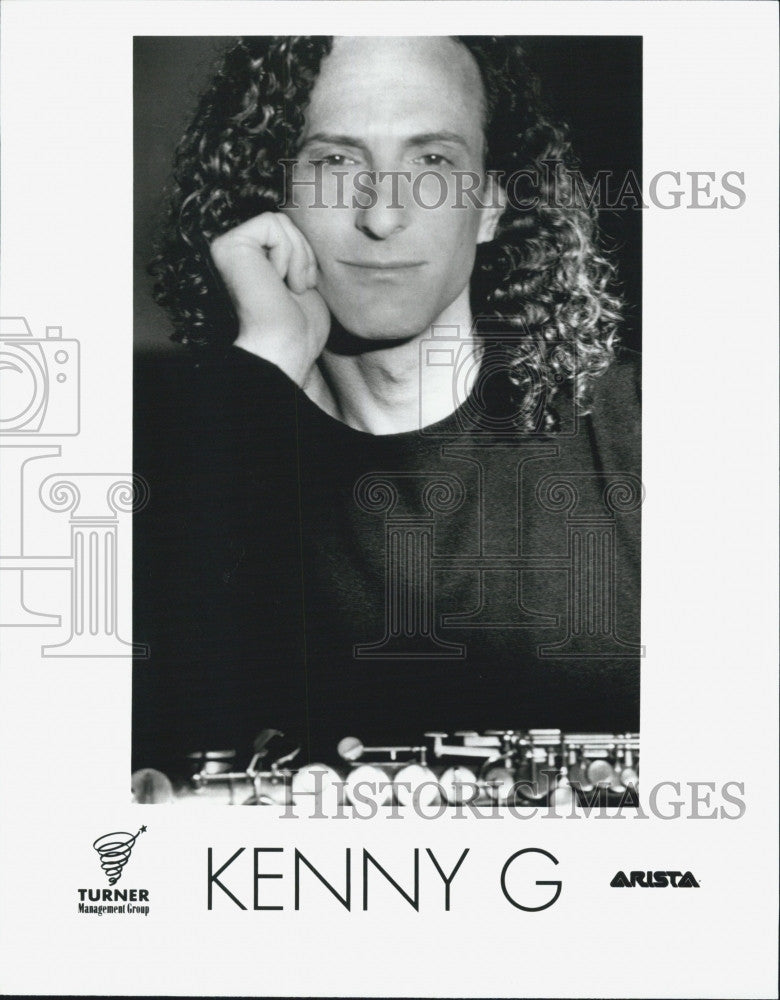 Press Photo Musician. Kenny G on Arista - Historic Images