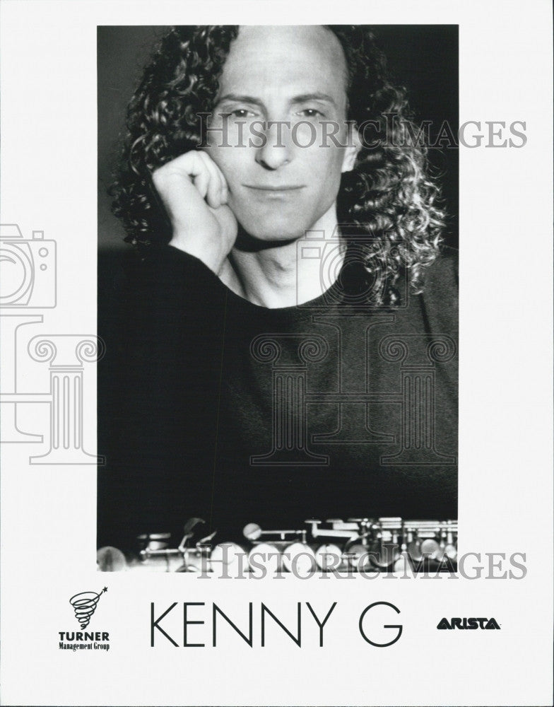 Press Photo Adult contemporary and smooth jazz saxophonist Kenny G - Historic Images