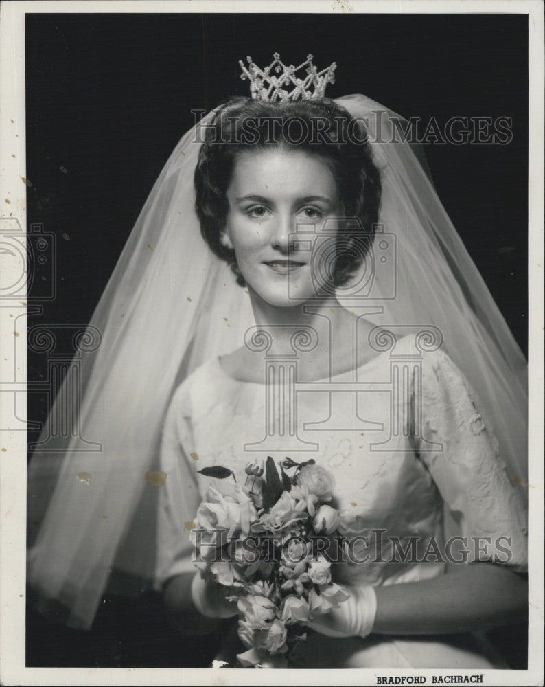 1964 Press Photo Beth Loretta Conrad Marries William James Geddes - Historic Images