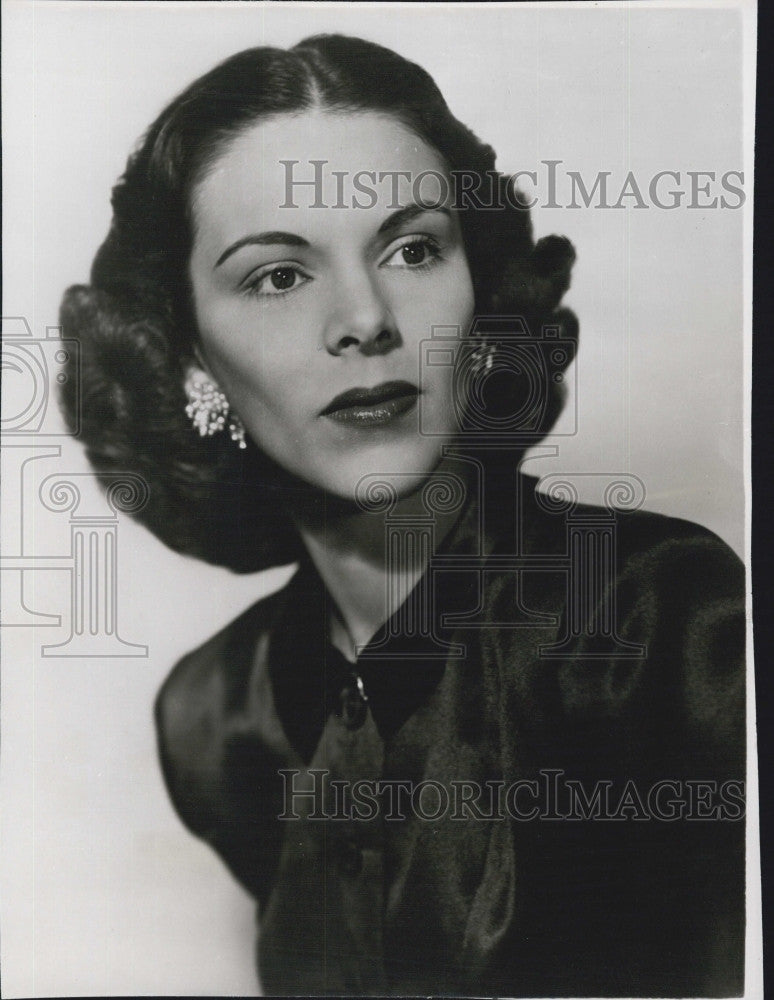 1950 Press Photo Broadway dancer and coach Nadine Gae - Historic Images