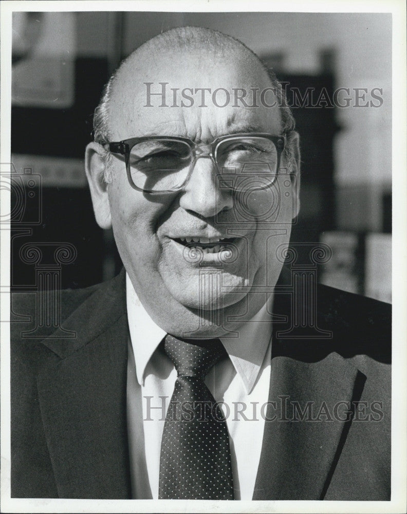 1985 Press Photo Revere Mayoral Candidate Angelo Cataldo - Historic Images