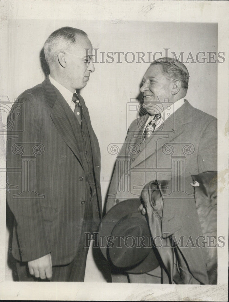 1948 Press Photo Andrew Cataldo &amp;  Atty Francis Farrell - Historic Images