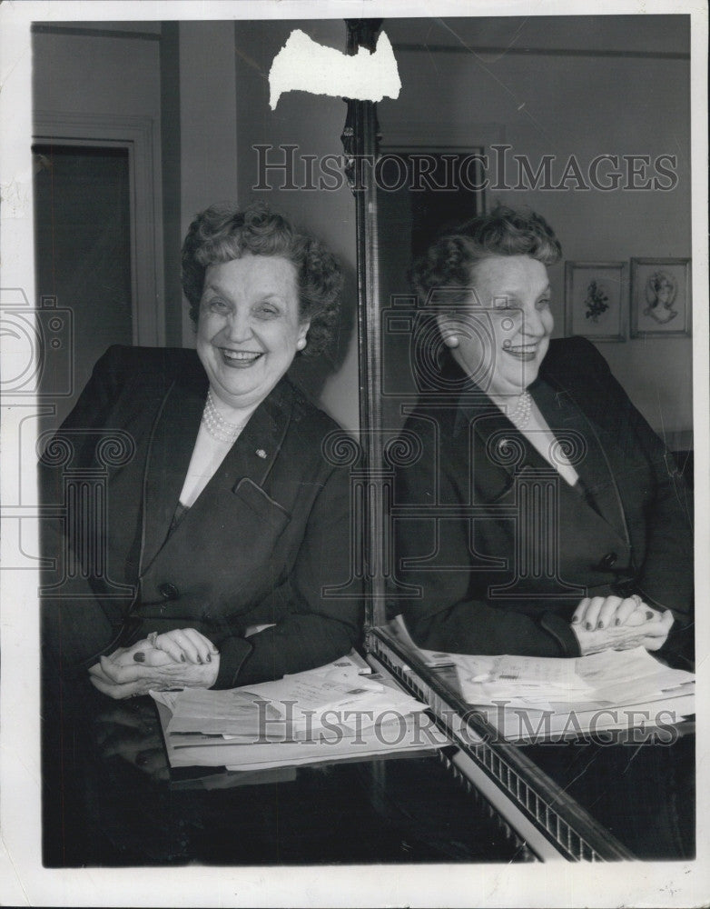 1954 Press Photo Mrs. Perle Westa Minister To Luxemborg Minister - Historic Images