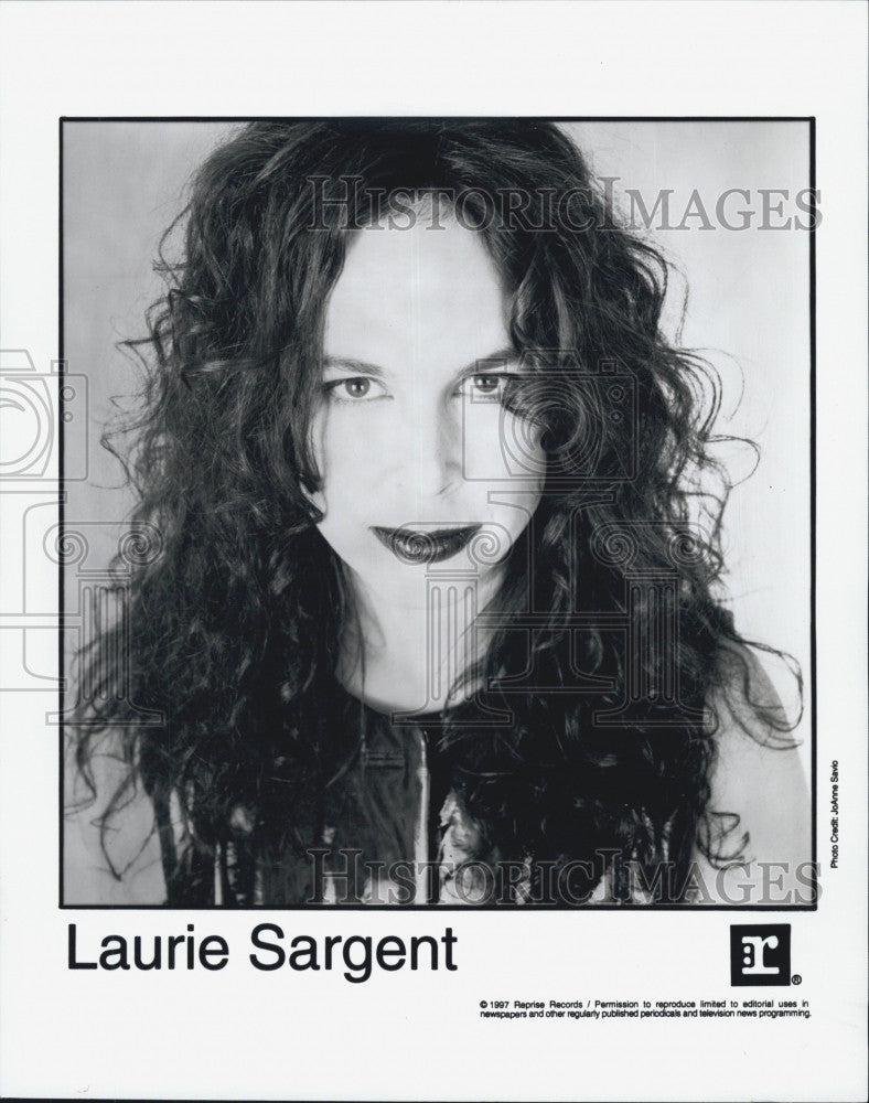 1997 Press Photo Musician, Laurie Sargent on Reprise Records - Historic Images