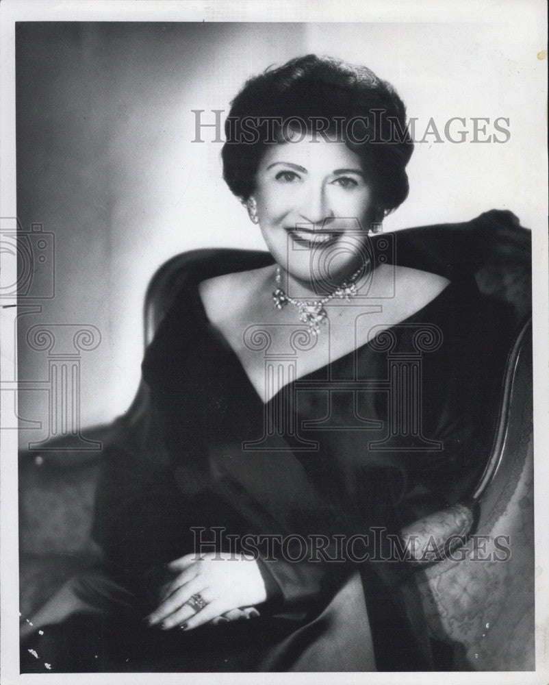 1965 Press Photo Movie Columnist Louella Parsons - Historic Images