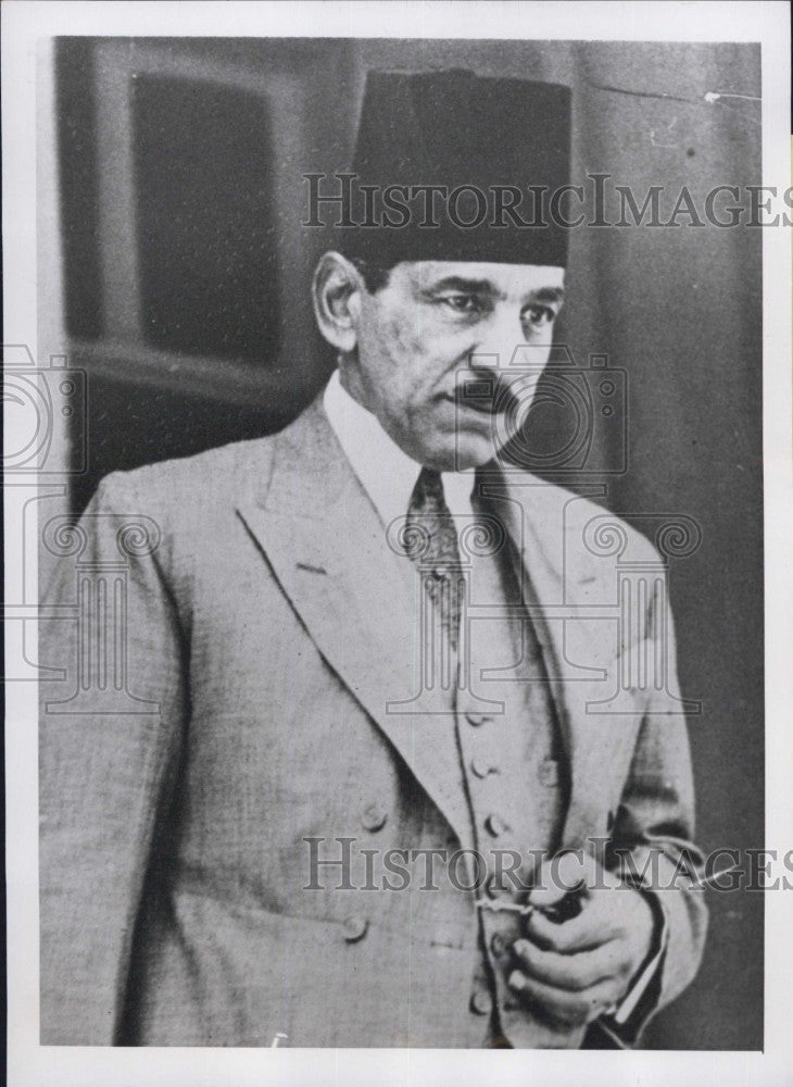 1952 Press Photo New Egyptian Premier Aly Maher Pasha - Historic Images