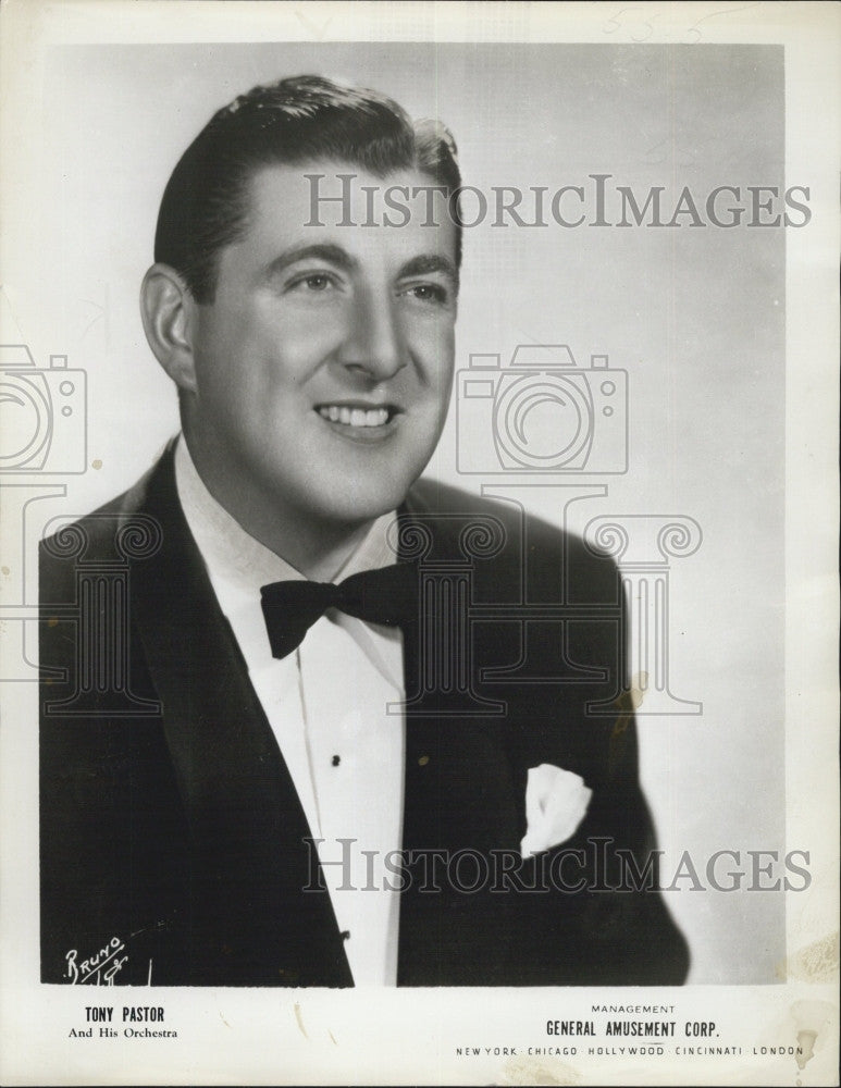 1945 Press Photo Tony Pastor and His Orchestra - Historic Images