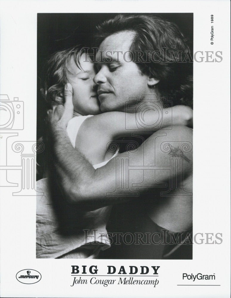 1989 Press Photo John Cougar Mellencamp - Historic Images