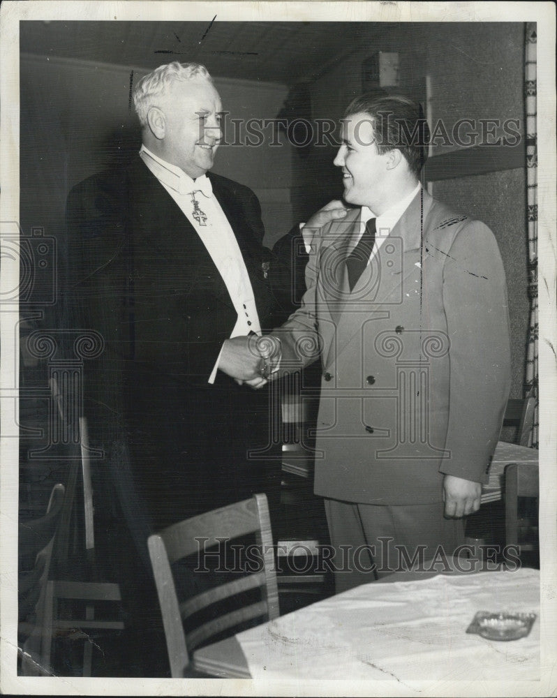 1947 Press Photo Lauritz Melchior, baritone Jimmy Joyce - Historic Images