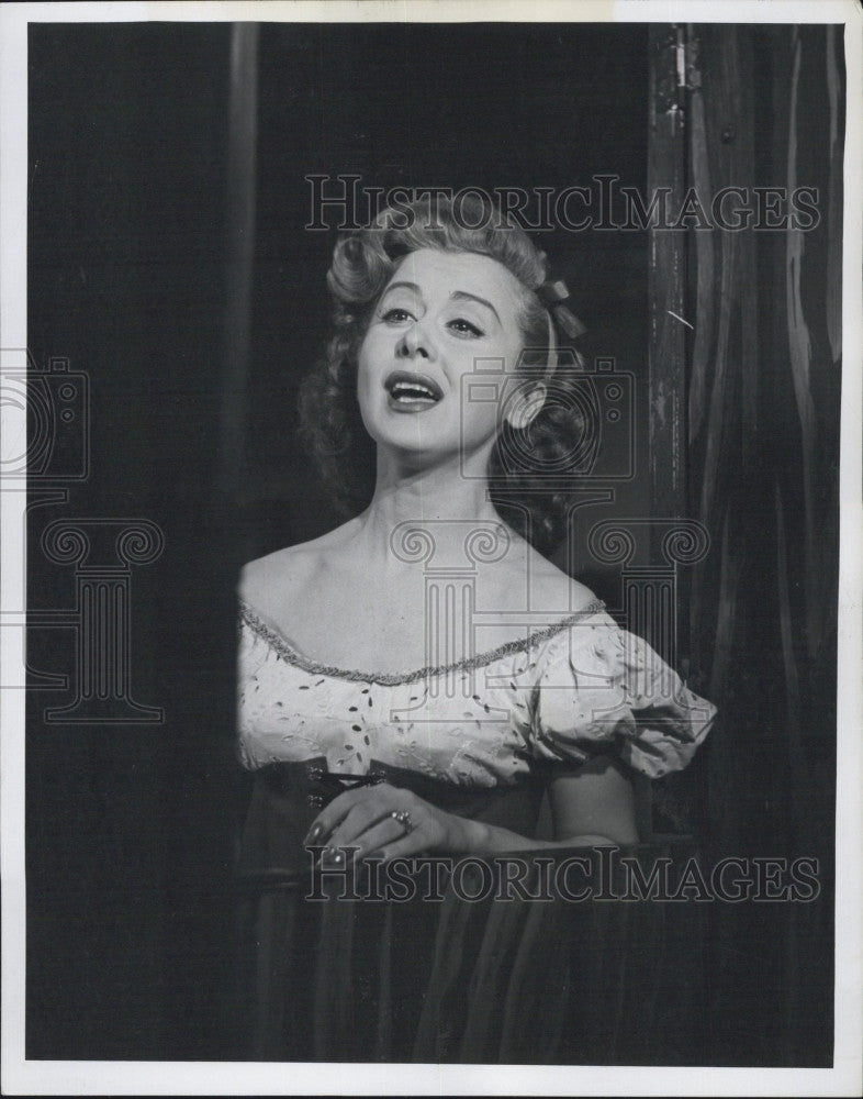 1958 Press Photo Singer Helen Grayco - Historic Images