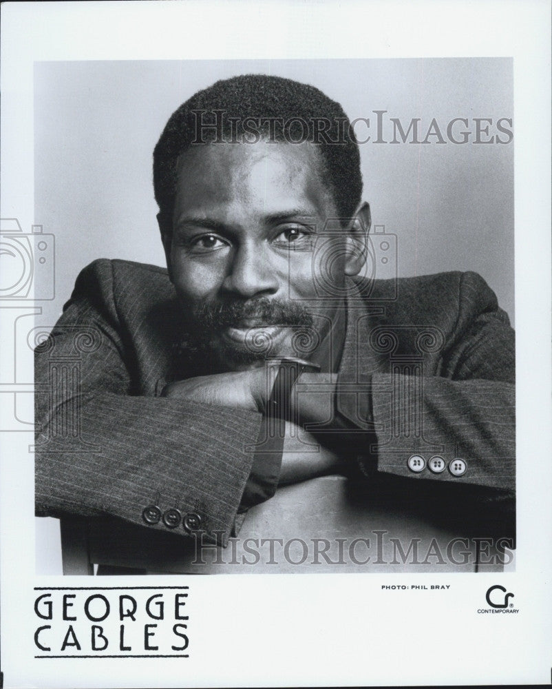 Press Photo Jazz Pianist George Cables - Historic Images