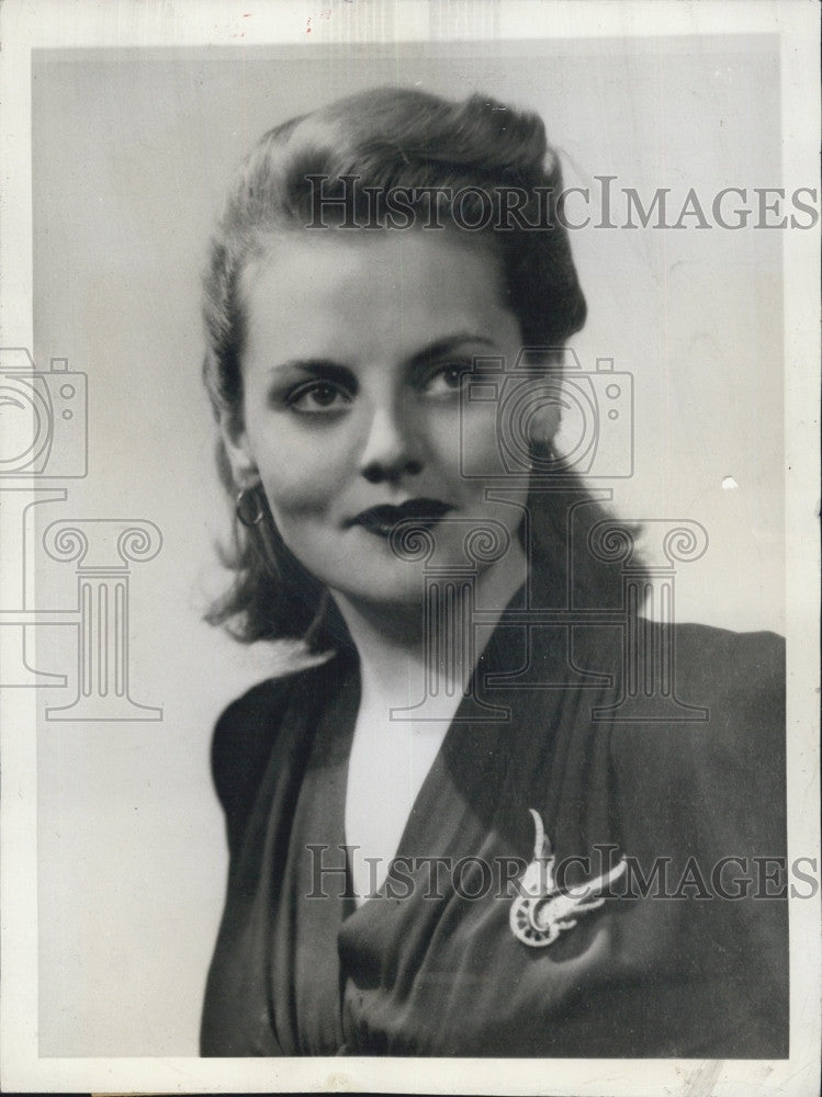 1943 Press Photo Actress Jeanne Cagney in &quot;I&#39;ll Take the High Road&quot; Play - Historic Images