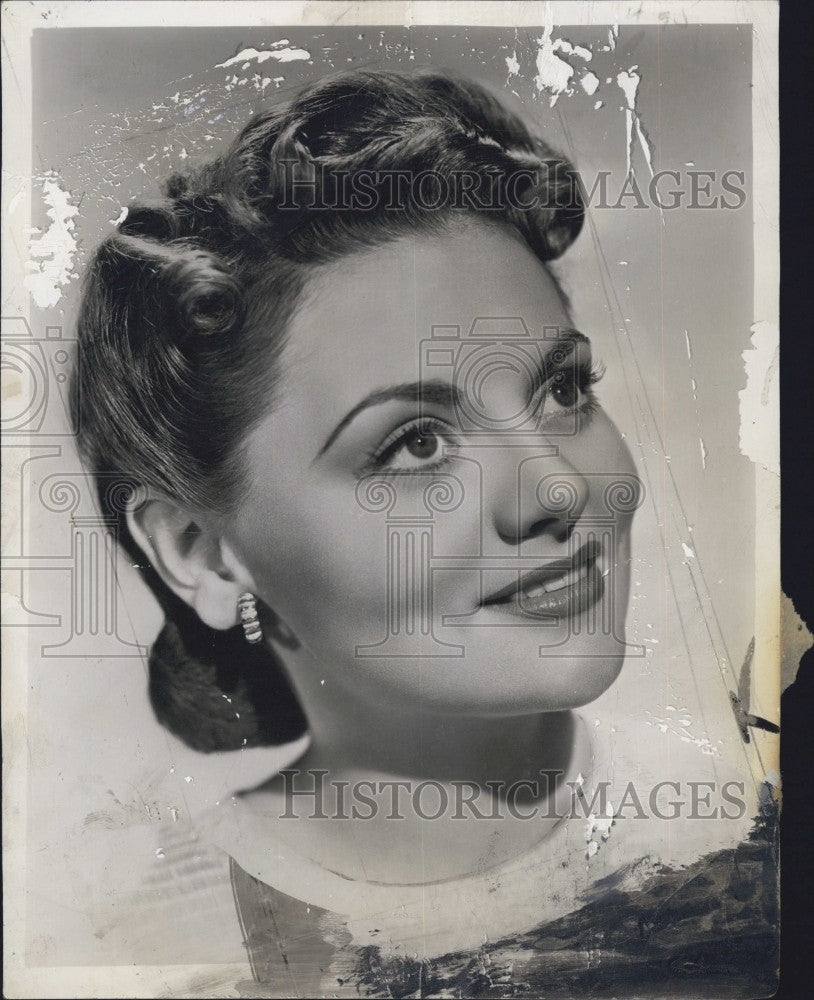 1958 Press Photo Actress Jeanne Cagney - Historic Images