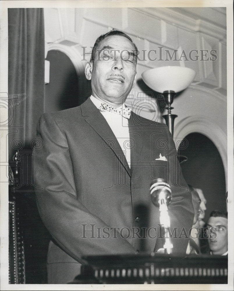 Judge Edward O Gourdain 1958 Vintage Press Photo Print - Historic Images